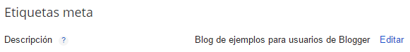 ¿Cómo habilitar la descripción de búsqueda de mis entradas?