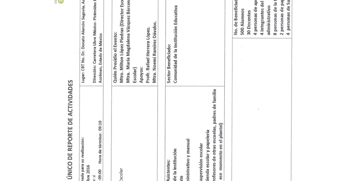 CBT No.1 Dr. Donato Alarcón Segovia, Acolman