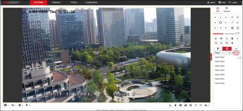 Hikvision PTZ function explained