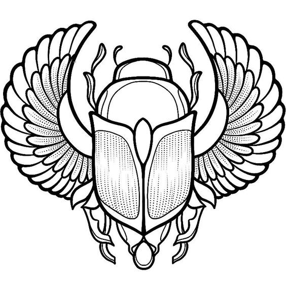 Scarab Tattoo Vector Images over 540