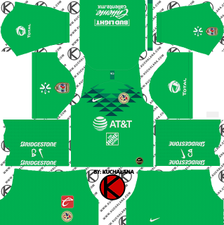 Club America 2019/2020 Kit - Dream League Soccer Kits