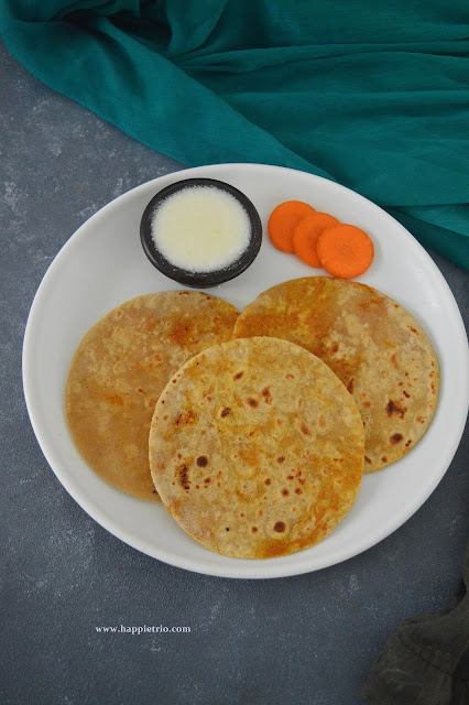 Carrot Paratha Recipe| Gajar ka Paratha | Carrot Stuffed Paratha