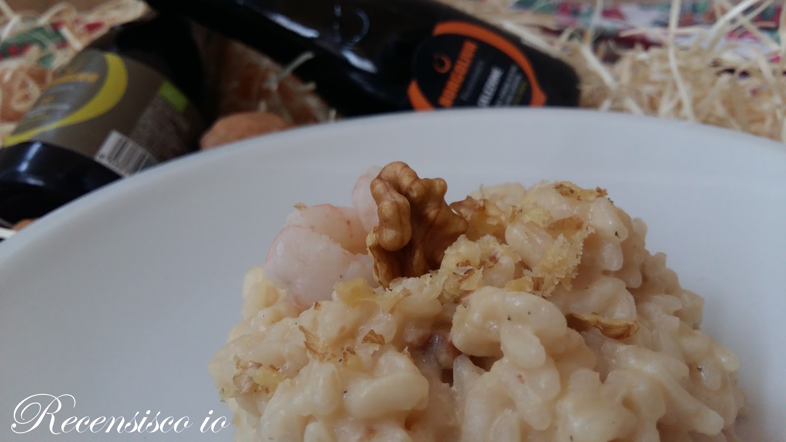 Recensisco io Risotto con gamberetti e noci allo champagne