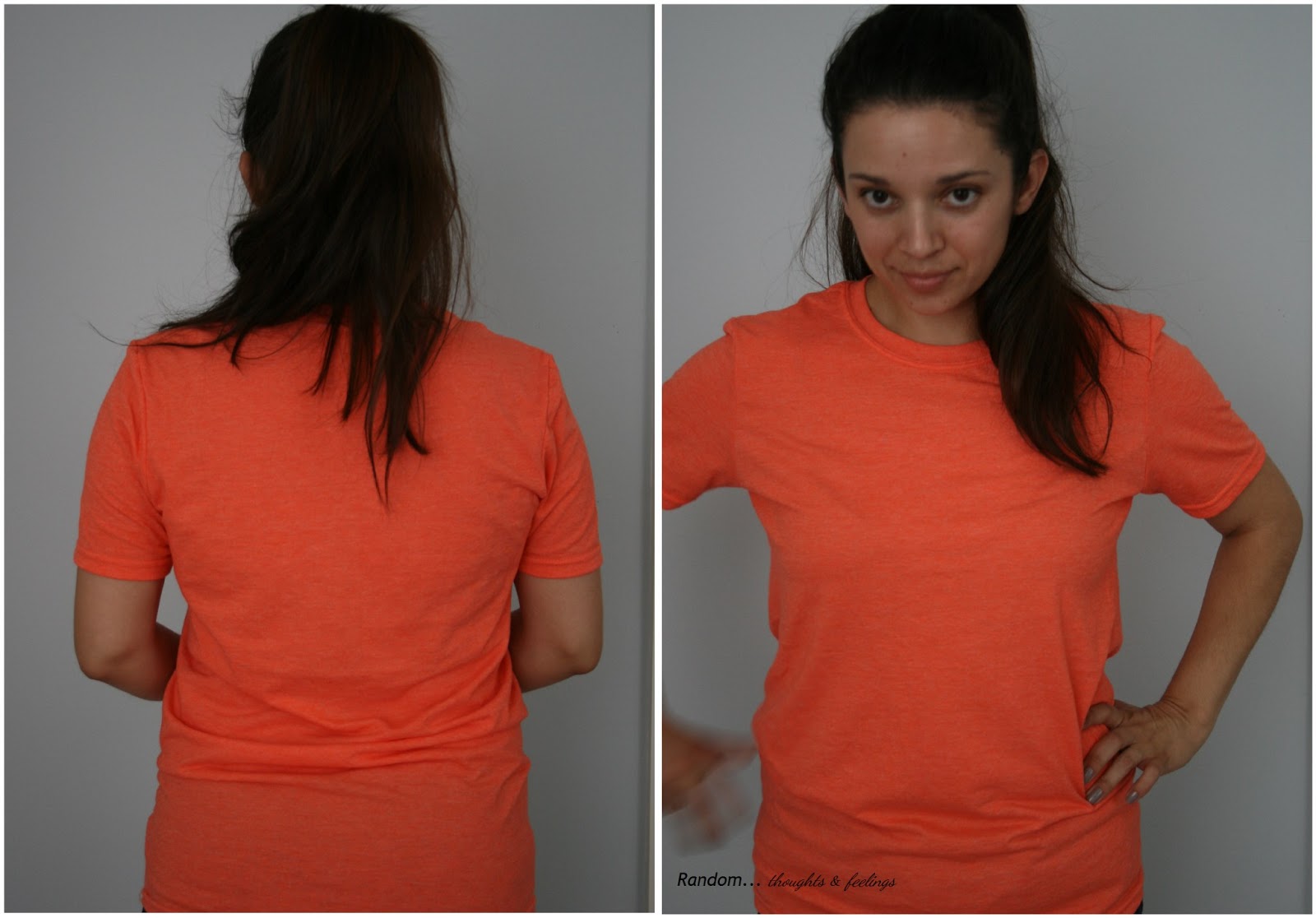 Random Thoughts and Feelings: refashioned tee... twisted and laced