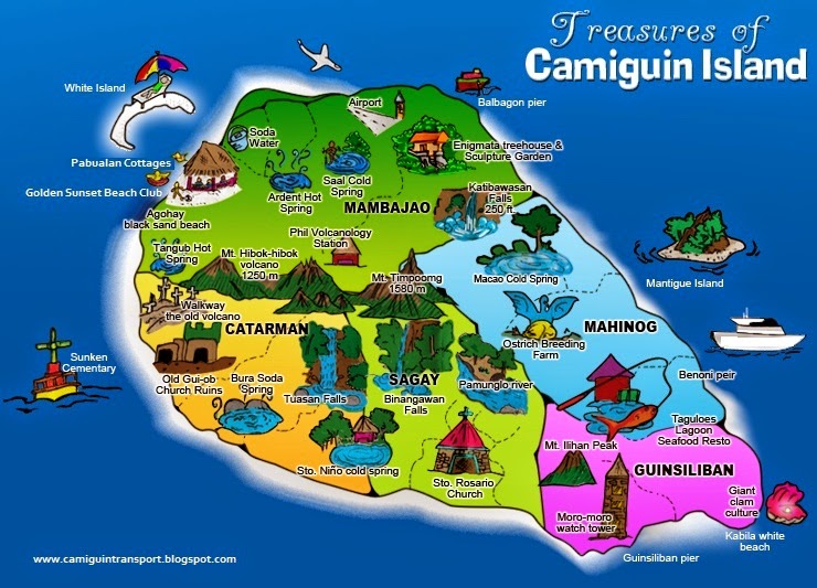 CAMIGUIN TOURS AND EXCURSIONS CAMIGUIN CAB RENTALS AND