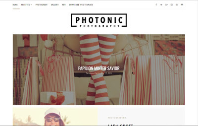 Photonic Photography Blogger Template