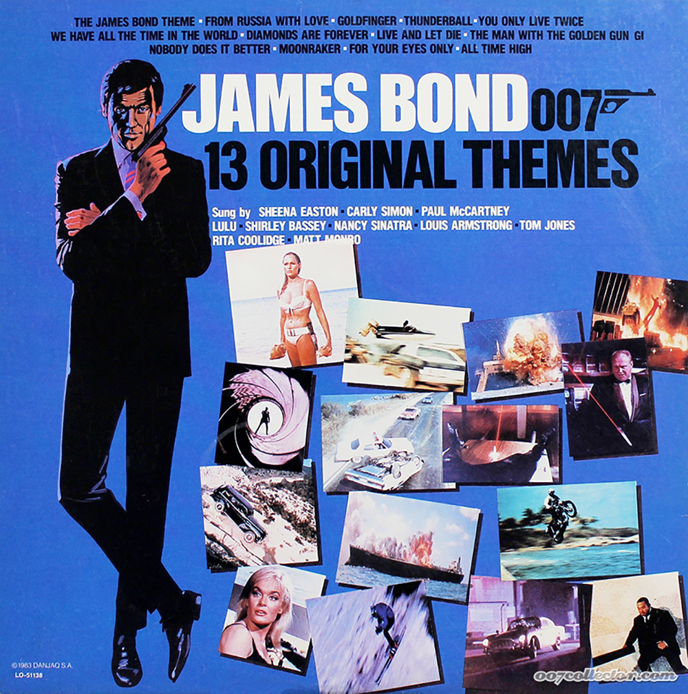Cd  james Bond -13 temas originales Front