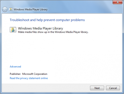 WindowsMediaPlayerのトラブルシューティング