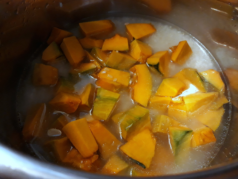 Kabocha Rice in Instant Pot
