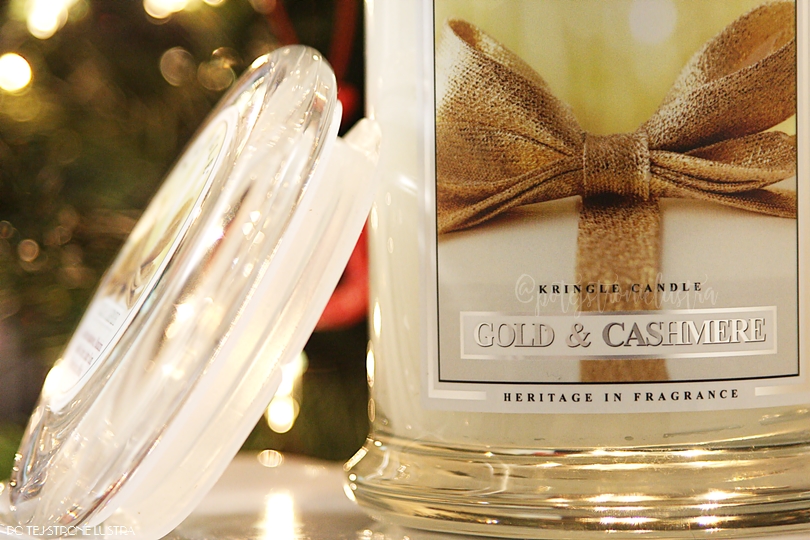 Kringle Candle Gold & Cashmere zapach idealny na prezent Po tej