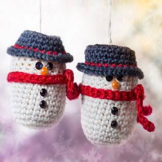 PATRON GRATIS MUÑECO DE NIEVE AMIGURUMI 31697