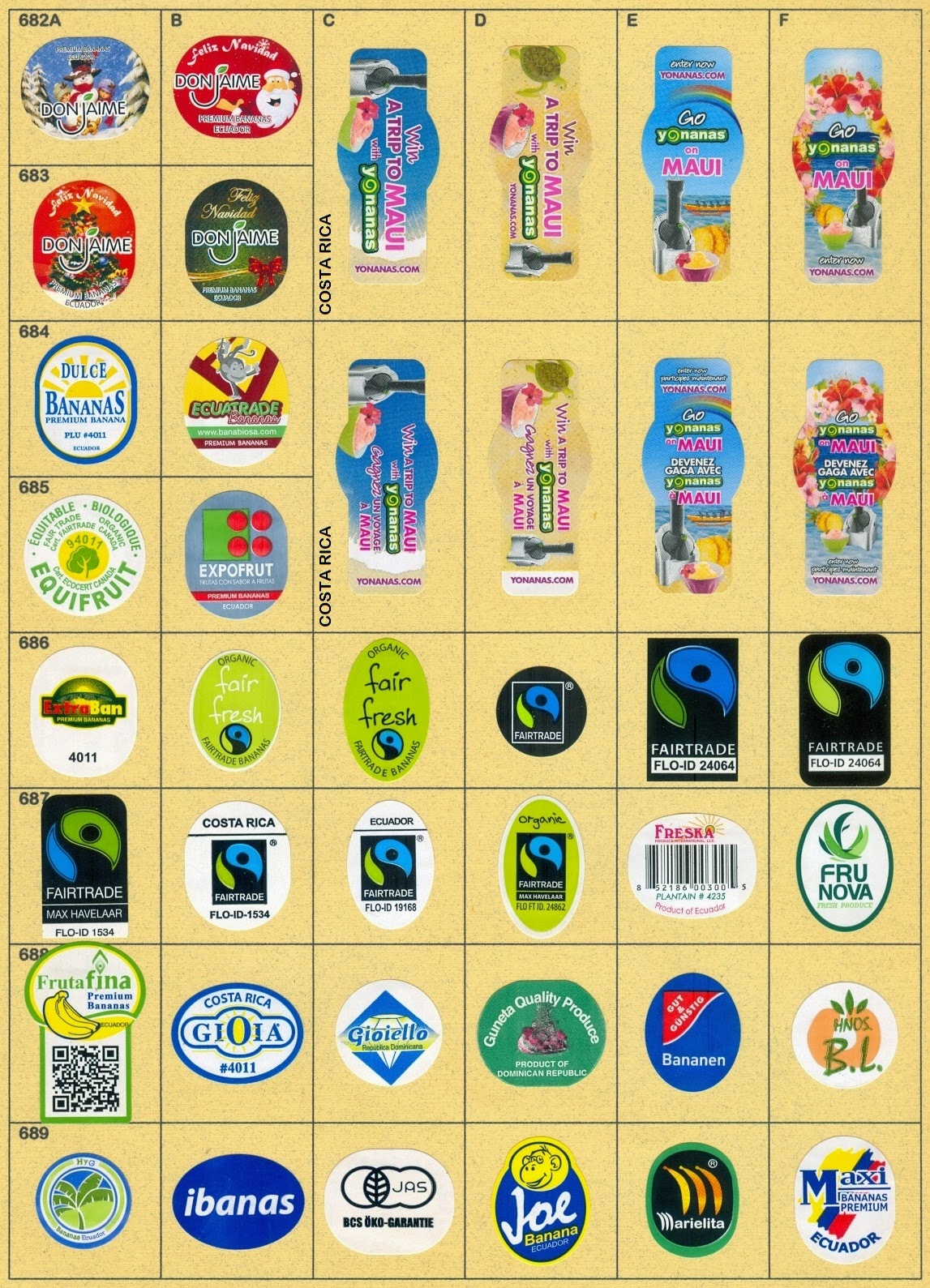 Elvis Banana Labels: December 2014