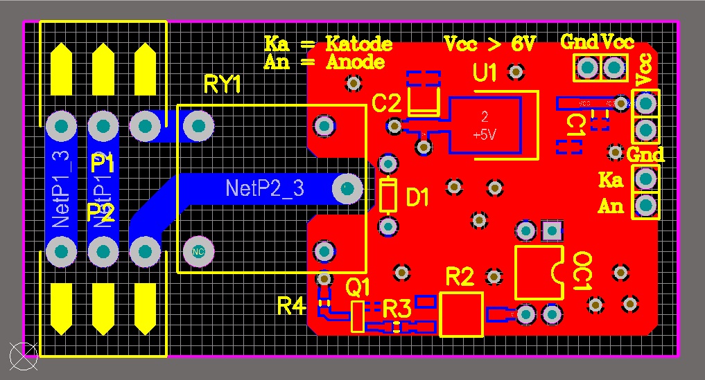 Mikro World Electronics Relay & Optocoupler Circuit