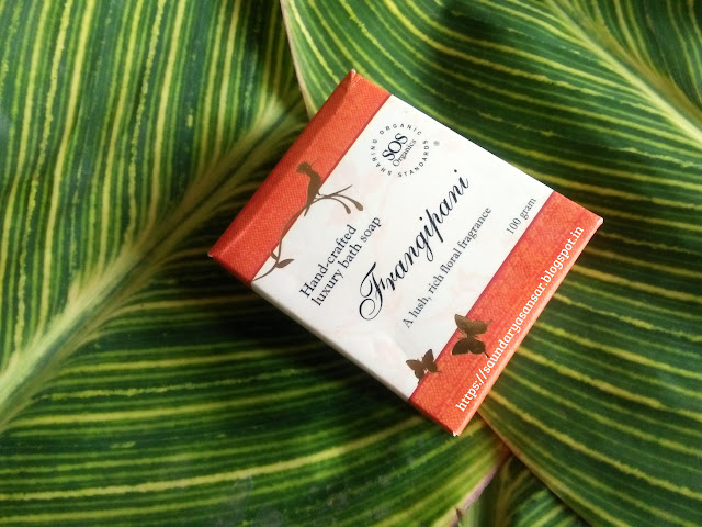 SOS Organics Handcrafted Luxury Bath Soap- Frangipani