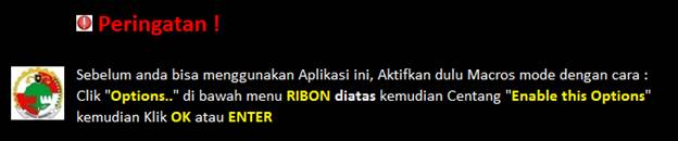 Cara Mengaktifkan Macros di Excel 2007