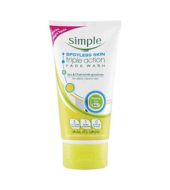 Simple Spotless Skin Triple Action Face Wash