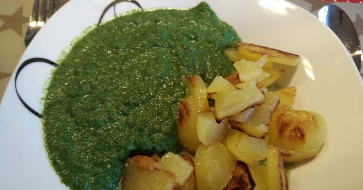 Maya goes Thermomix: Ein Evergreen - Cremespinat mit Bratkartoffeln