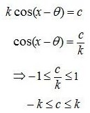Bentuk a Cos x + b Sin x = c Bentuk a Cos x + b Sin x = c