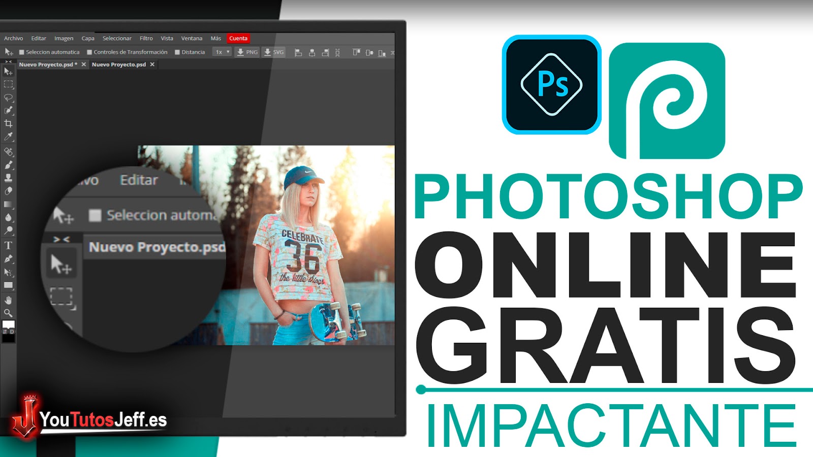 El Photoshop Online Gratis - El Mejor Editor de Fotos Online