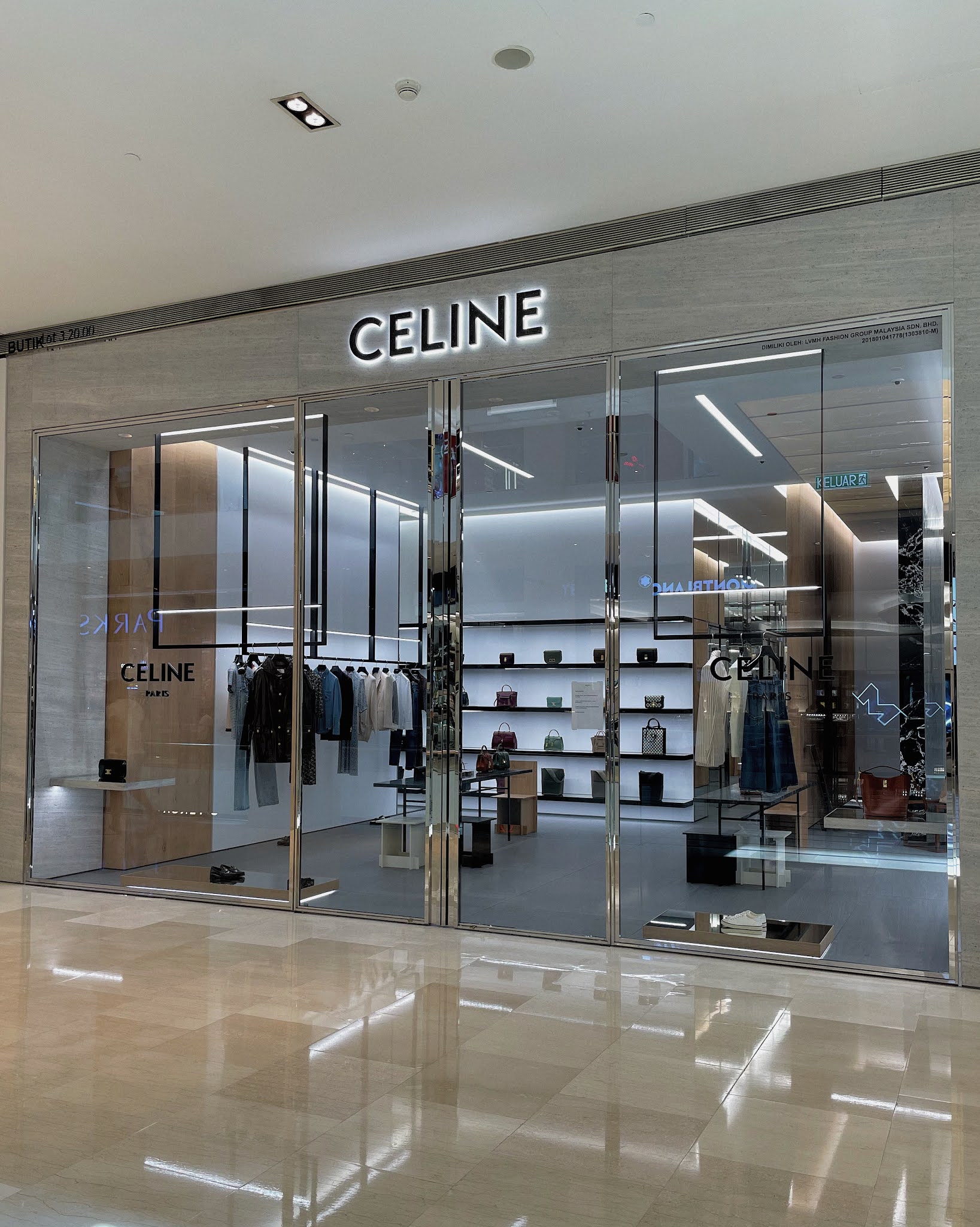 Celine Flagship Store now open in Pavilion Malaysia • Tour & Window ...
