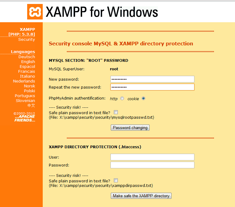 home-redvi-xampp-windows