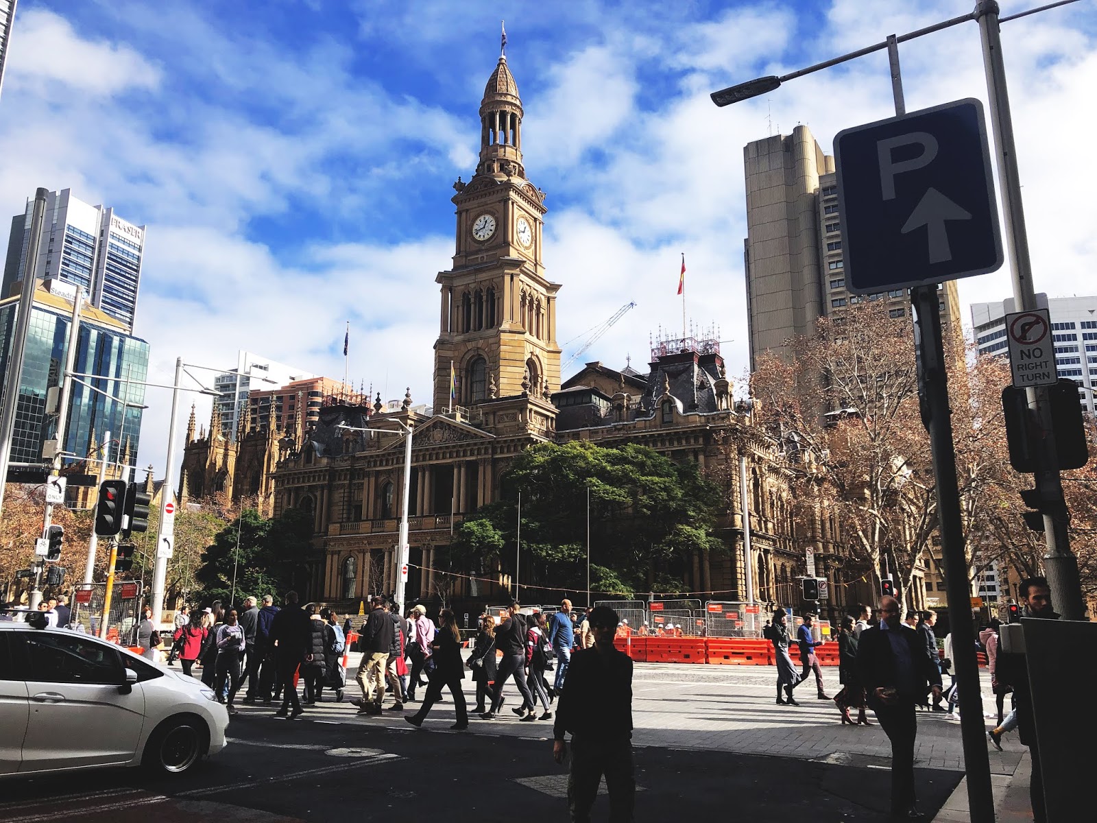 Najstarsza ulica Australii, George Street, Sydney City Hall