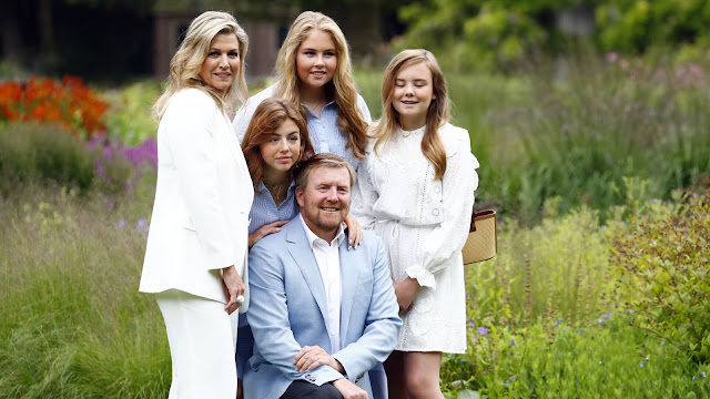 جلسة تصوير خاصة للعائلة الملكية بهولندا قبل عطلة الصيف