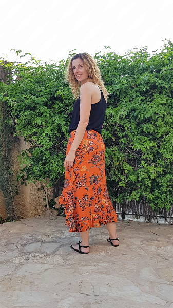 falda volantes handmade