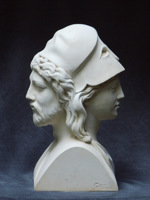 #Ulysse #Athéna #Emmanuel Sellier #artiste #sculpteur # pierre