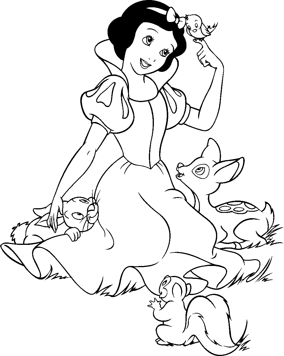 Fresh Coloring Pages Snow White Coloring Pages Printable