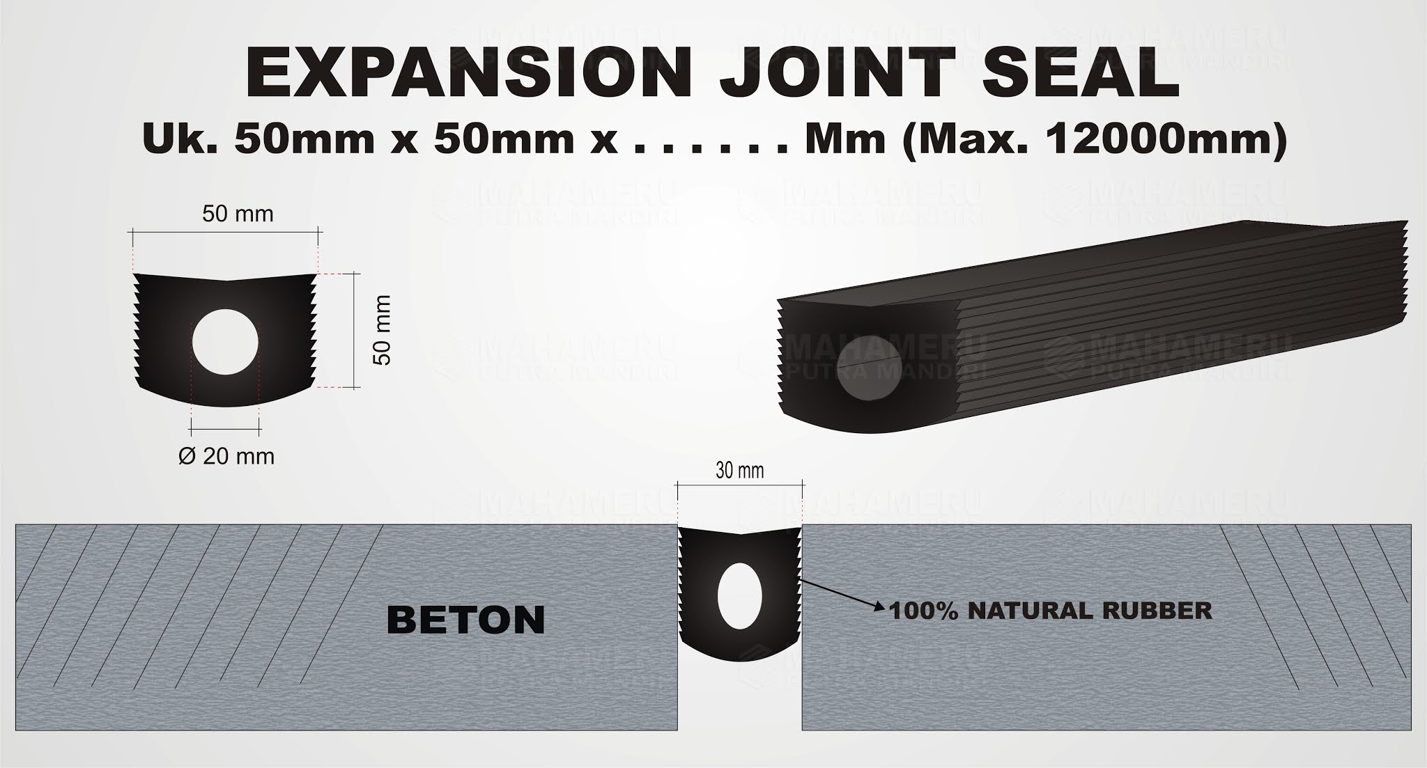 Harga Rubber Expansion Joint Seal Expansion Joint Plug Karet Siar