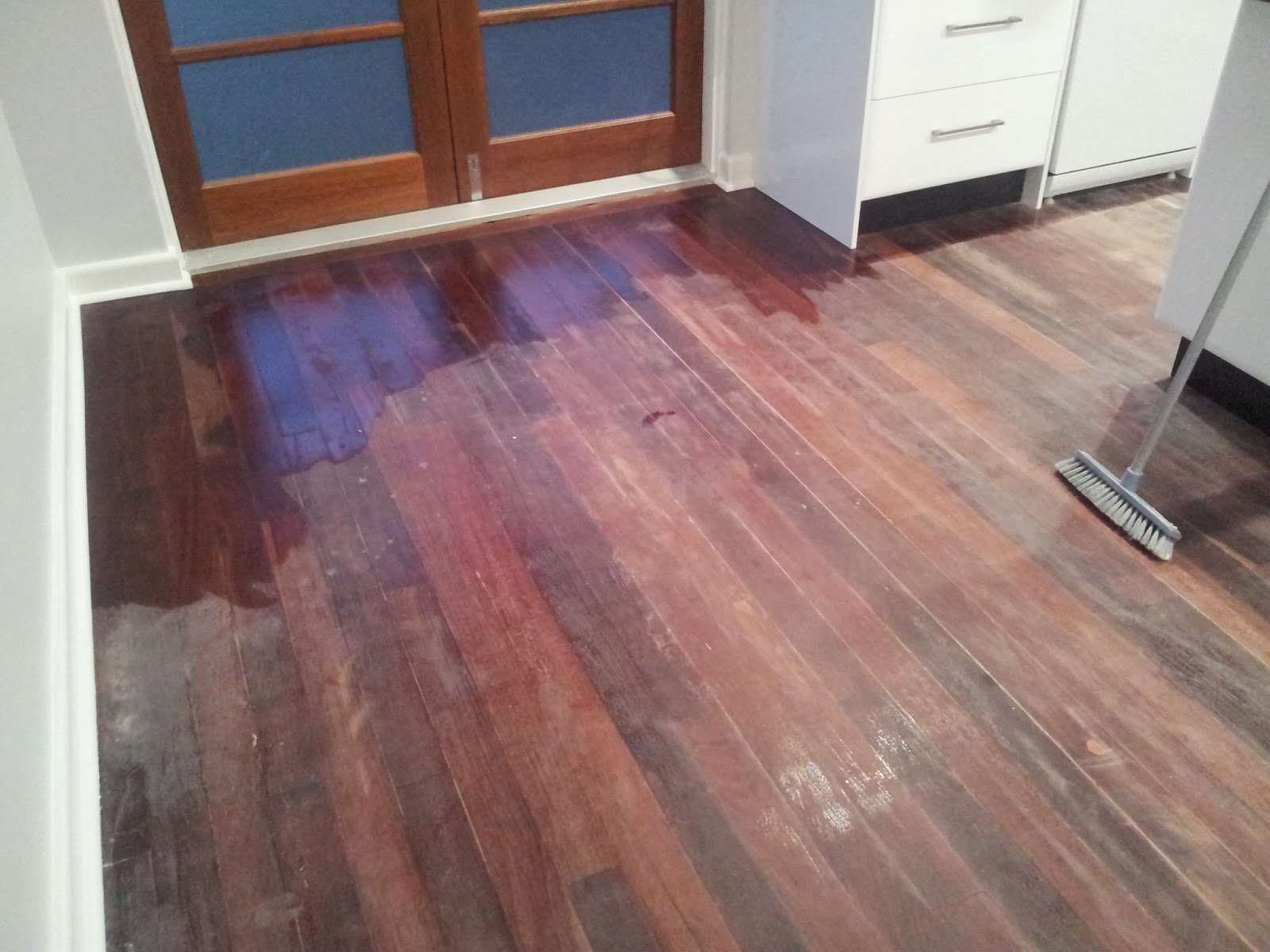 Jarrah Jungle Restoring The Floorboards Before and After