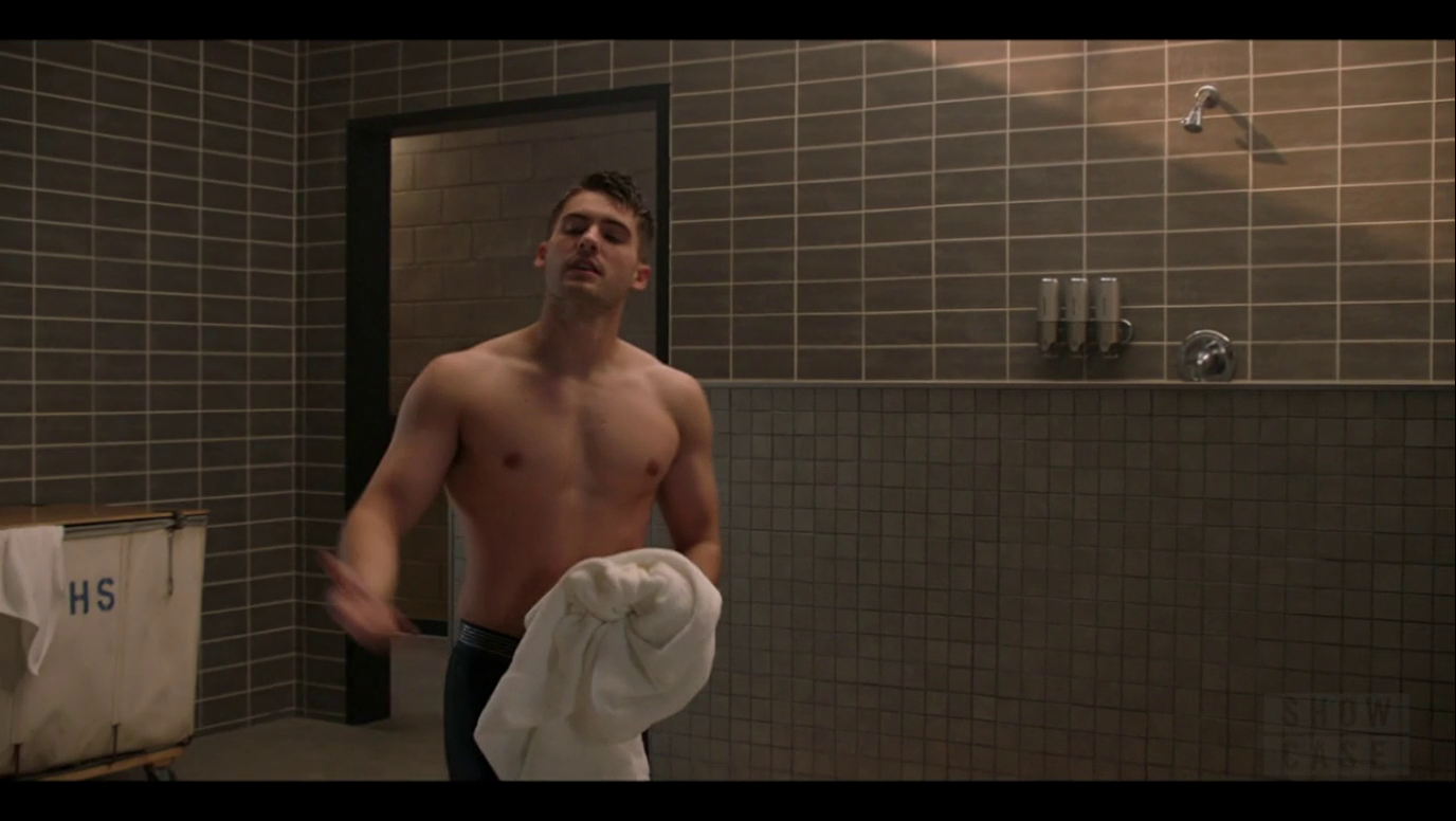 Cody Christian shirtless in All American, Season 2, Ep 10 