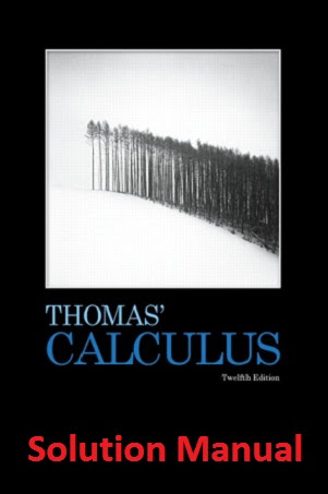 Calculus ,12th Edition Solution Manual