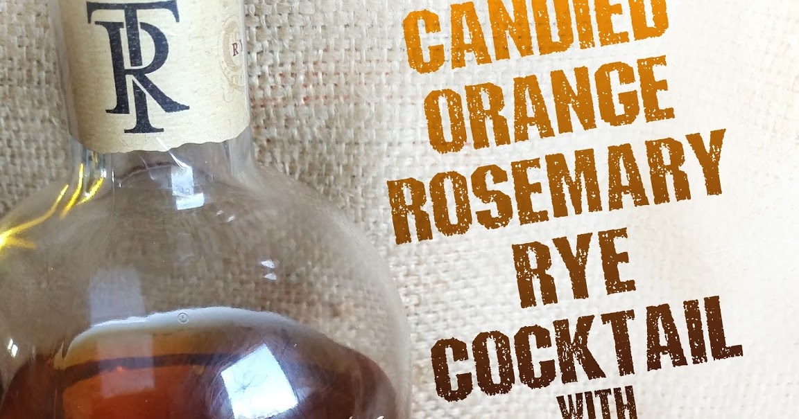 The MARTINI DIVA CANDIED ORANGE ROSEMARY RYE COCKTAIL