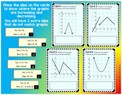 Scaffolded Math and Science: Increasing and Decreasing Functions Activity Scaffolded Math and Science: Increasing and Decreasing Functions Activity