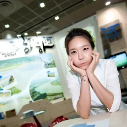 Min Da Huin at Korea Brand Expo 2011 Foto 9