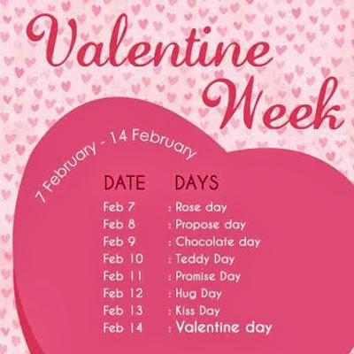 Valentine’s Day 2017 week list Image