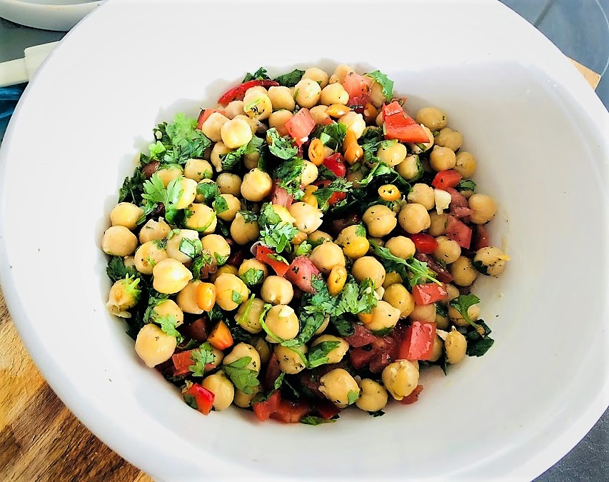 Chickpeas Summer Salad