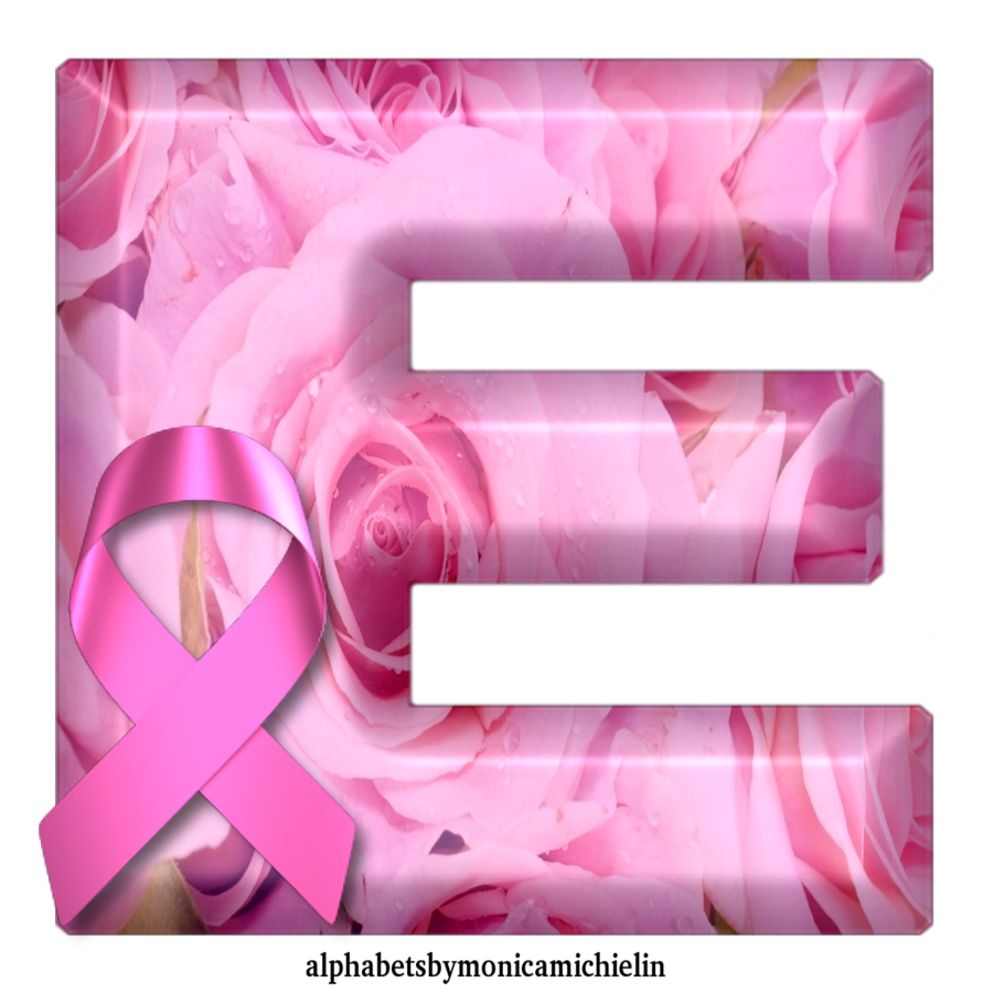 M. Michielin Alphabets: ALFABETO OUTUBRO ROSA COM ROSAS, LETRAS ...