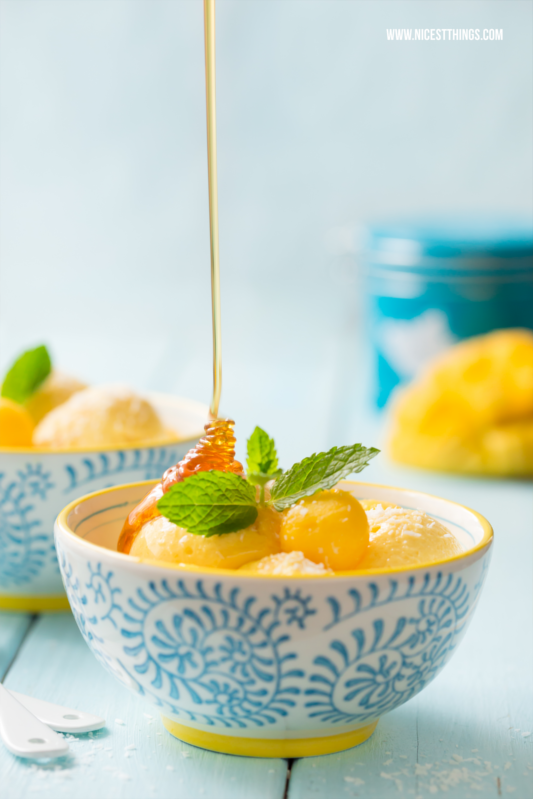 Mango Mousse rezept mit Eistee Sirup #mango #mousse #rezept #eistee #mangodessert #nachtisch