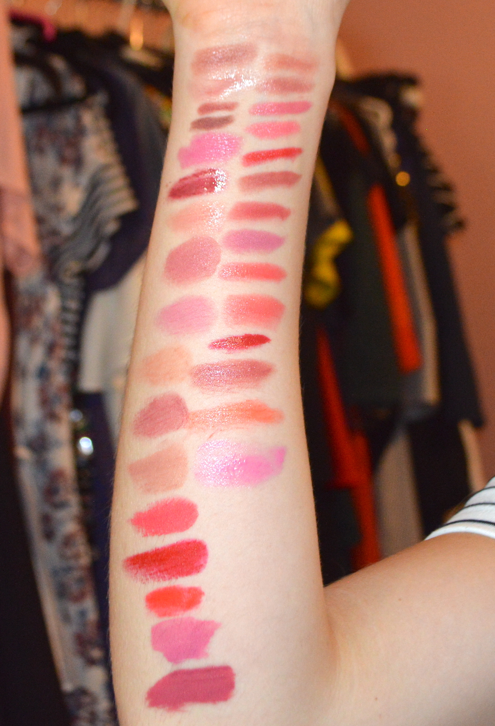 lipstick collection swatches