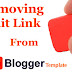 Blogger Template Se Footer Credit Link Kaise Remove kare