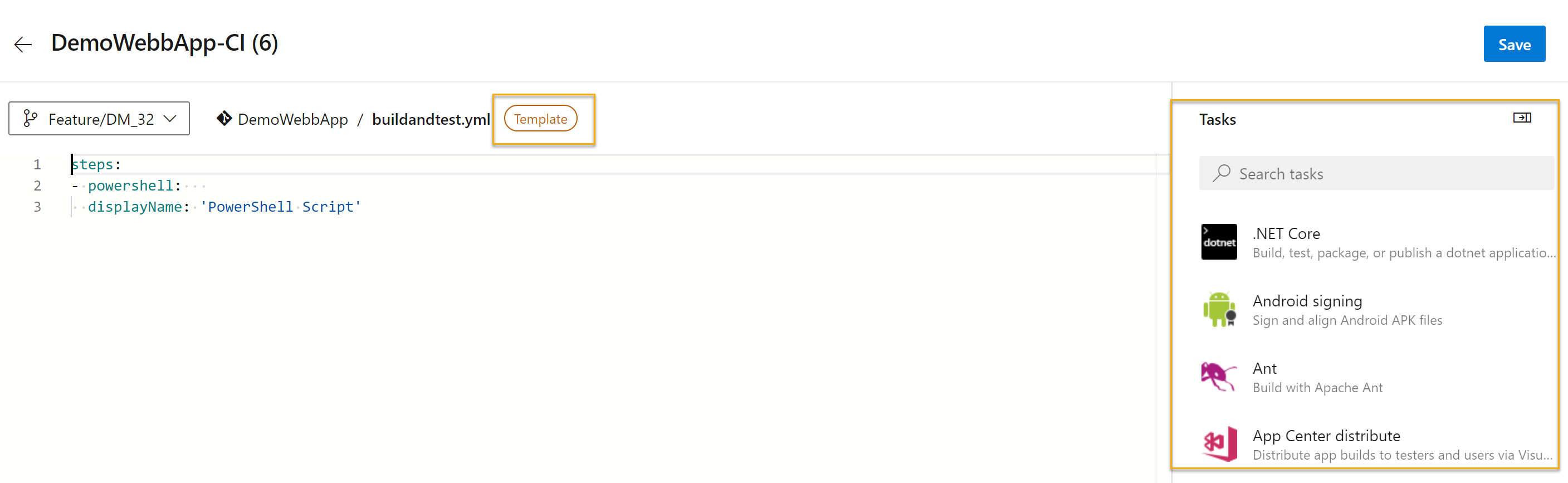 Adventures in DevOps New YAML Template Editing Experience in Azure DevOps