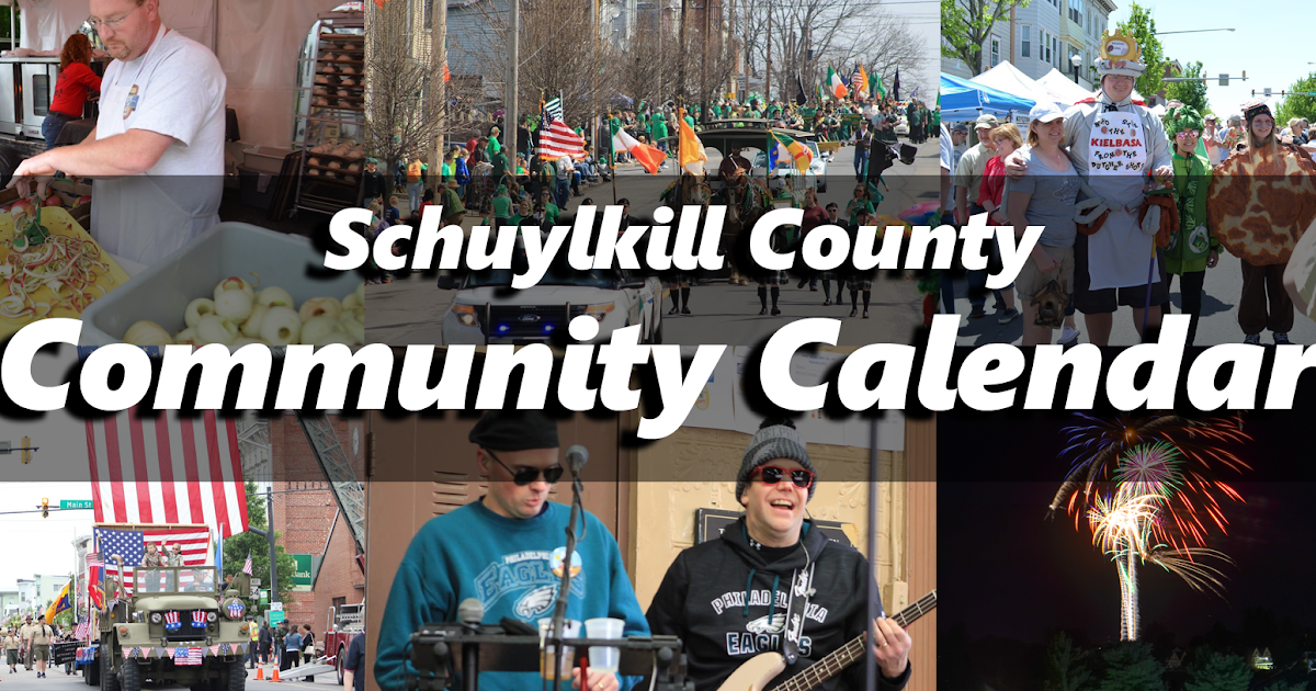 Schuylkill County Community Calendar Updates