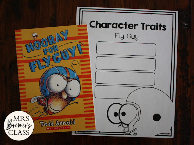 Hooray for Fly Guy book study companion literacy activities unit for first and second grade