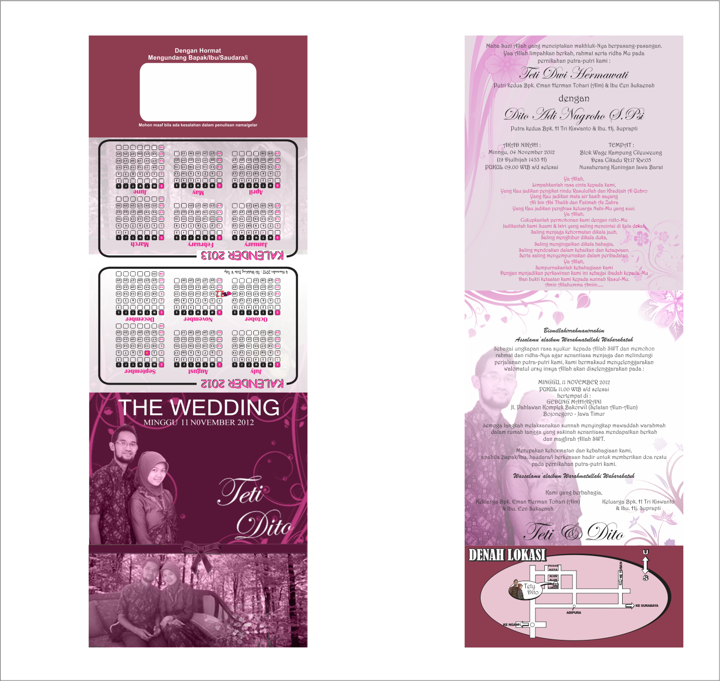 Download Template Undangan Pernikahan Coreldraw
