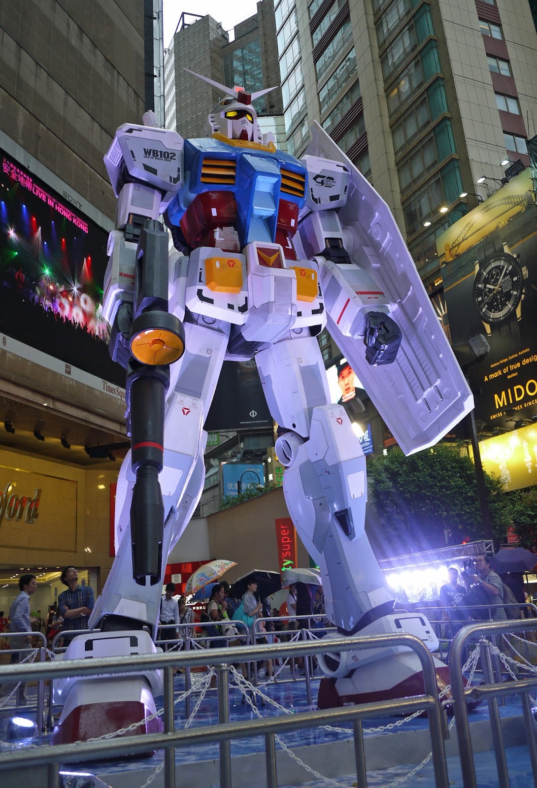 GUNDAM GUY Gundam Docks at Hong Kong (Time Square, Hong Kong) New