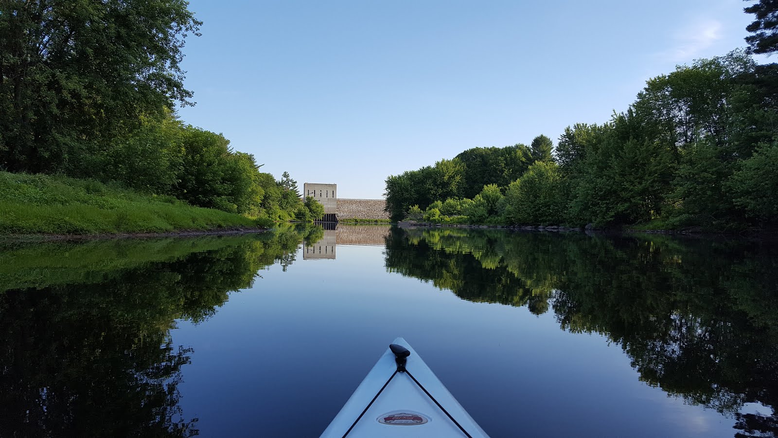The Kayaking Bison of New Hampshire Contoocook River Henniker, NH