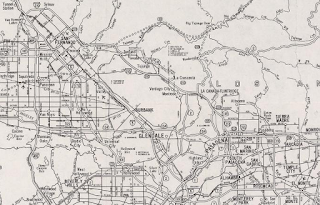 210 And 57 Freeway Map Interstate 210 And California State Route 210 On The Foothill Freeway
